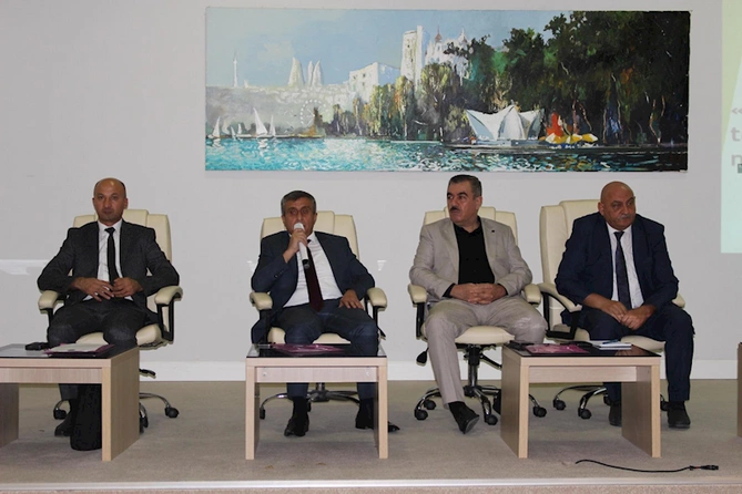 Regionlarda ictimai iştirakçılığın təmin olunması və ictimai nəzarətin gücləndirilməsi layihəsi üzrə ictimai müzakirə keçirilib Regionlarda ictimai iştirakçılığın təmin olunması və ictimai nəzarətin gücləndirilməsi layihəsi üzrə ictimai müzakirə keçirilib