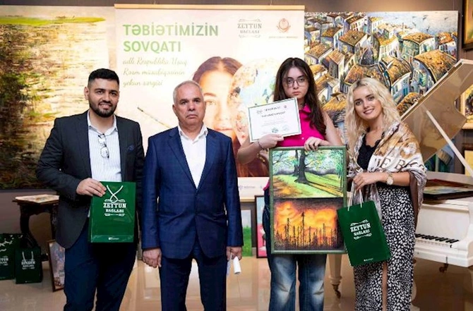 “Təbiətimizin Sovqatı” adlı Respublika rəsm müsabiqəsi — FOTOLAR