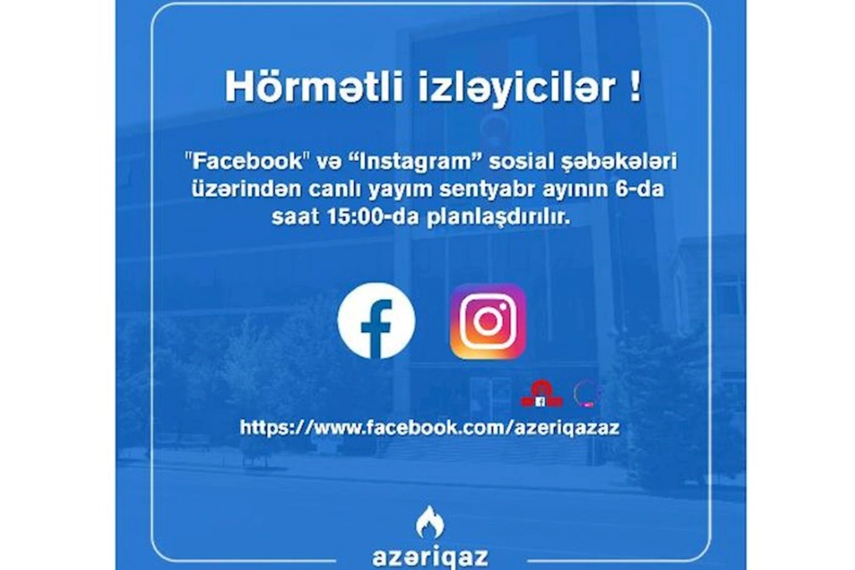 Azəriqazın növbəti canlı yayımı planlaşdırılır