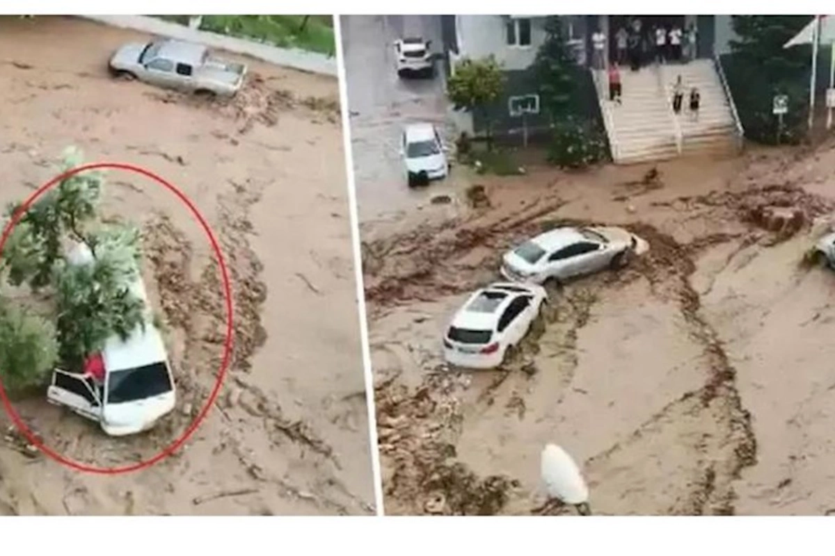 Türkiyədə sel DƏHŞƏTİ: 5 nəfər itkin düşdü