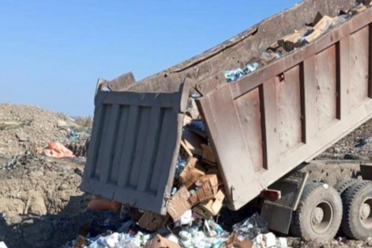 İstehlaka yararsız 62 ton süd məhsulları məhv edildi