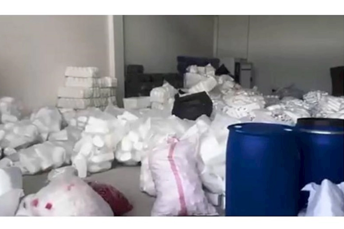 64 ton saxta yuyucu vasitə ələ keçirildi