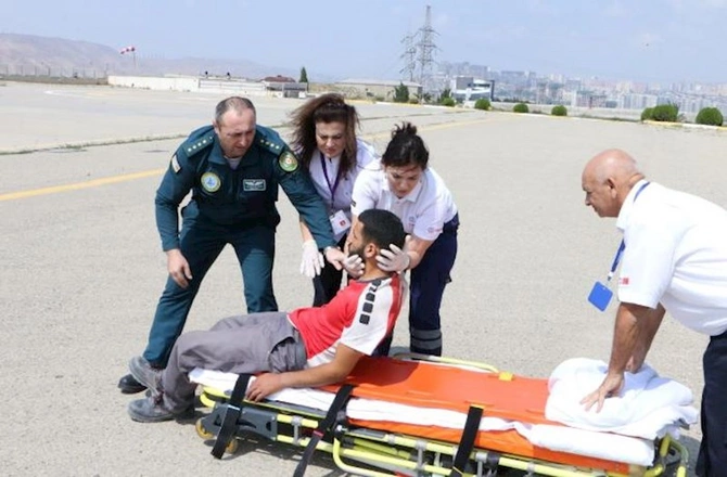Laçında qəza: Yaralılar helikopterlə Bakıya gətirilir — VİDEO/FOTO