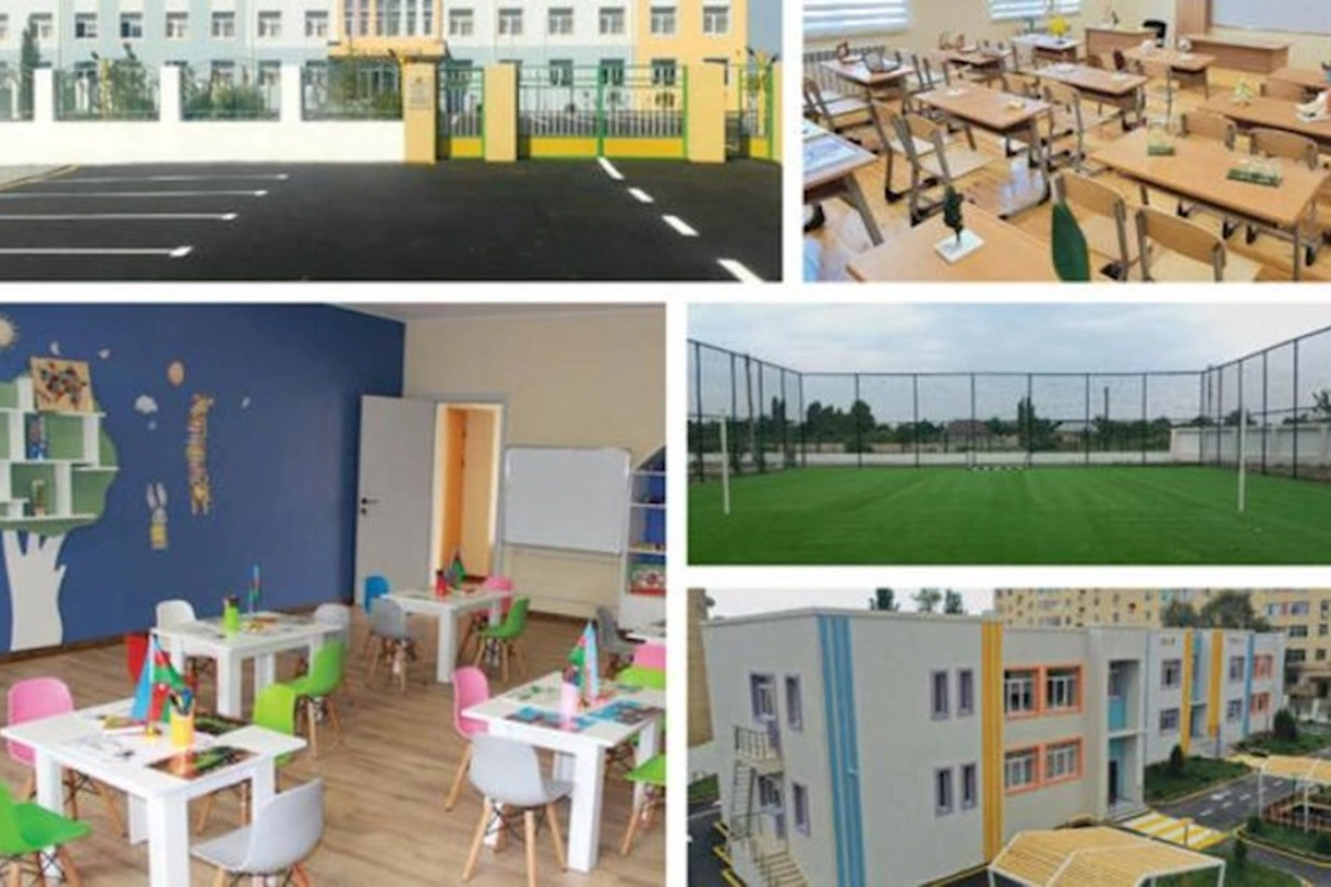 Heydər Əliyev Fondunun təmir etdirdiyi məktəb və bağçalar istifadəyə verilir