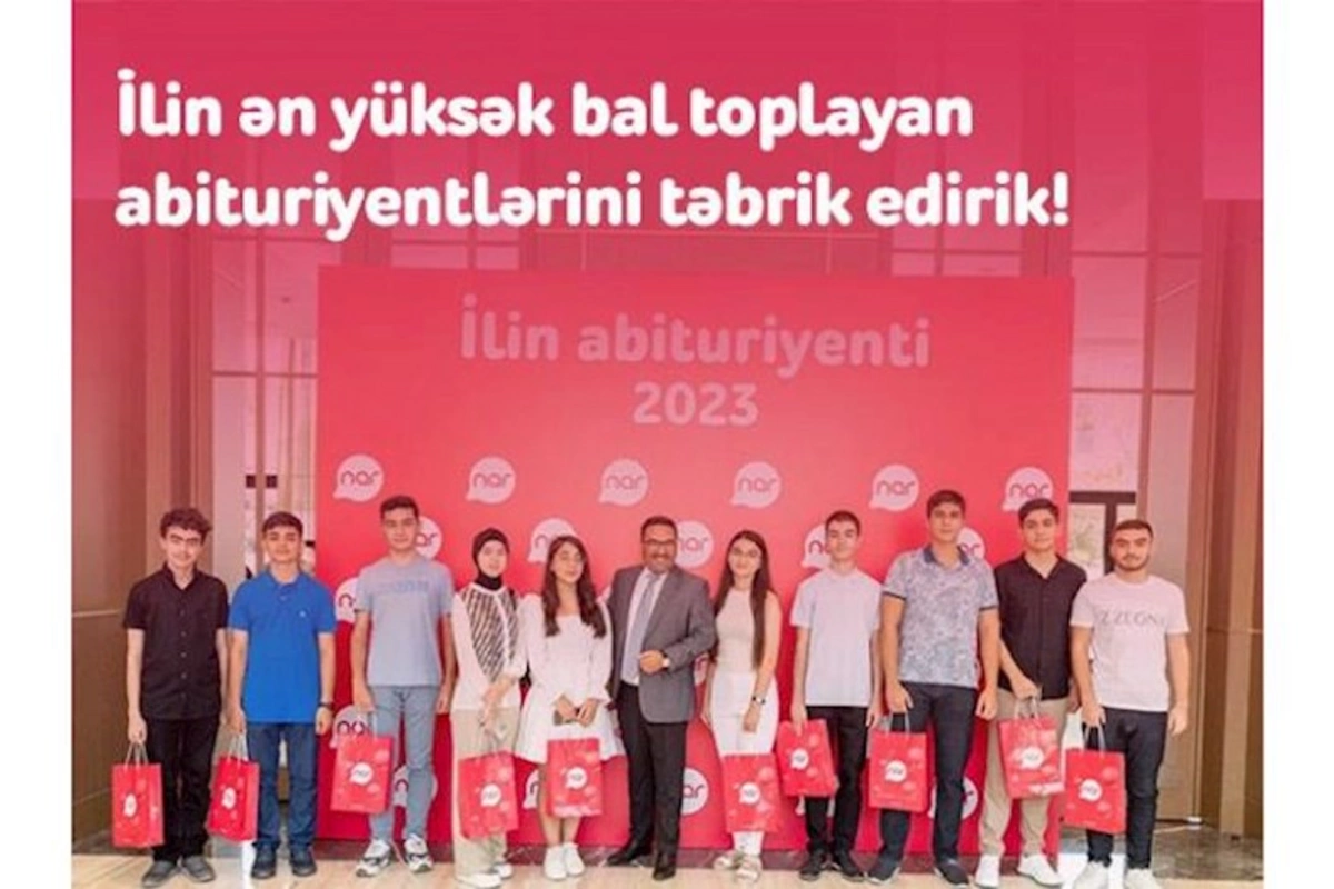 “Nar”dan təhsilə dəstək: Ən çox bal toplayan abituriyentlər mükafatlandırıldı