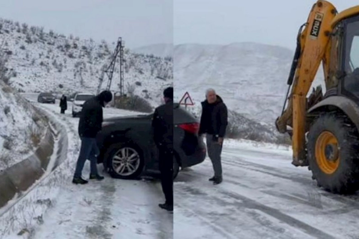 Şabran-Qalaaltı yolu buz bağlayıb