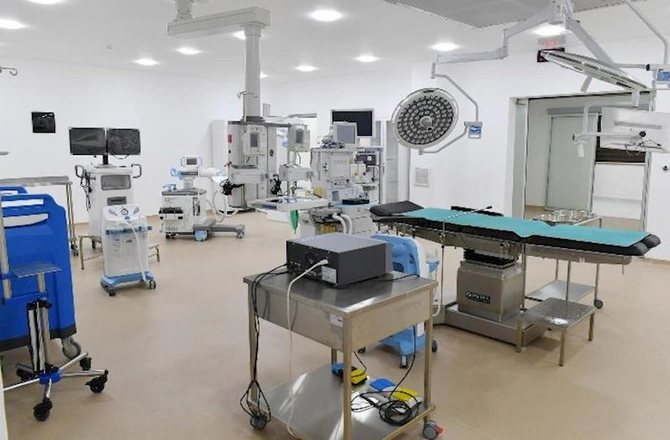 Prezident DSX-nın hərbi hospital kompleksinin açılışında — FOTOLAR (YENİLƏNİB)