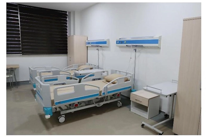 Prezident DSX-nın hərbi hospital kompleksinin açılışında — FOTOLAR (YENİLƏNİB)