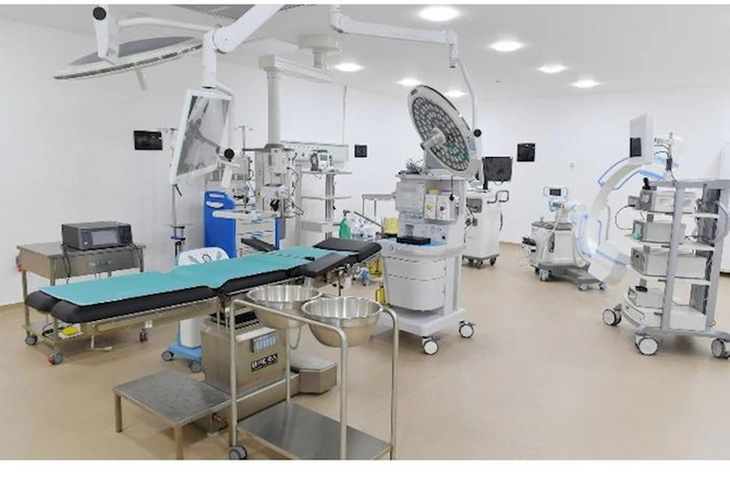 Prezident DSX-nın hərbi hospital kompleksinin açılışında — FOTOLAR (YENİLƏNİB)