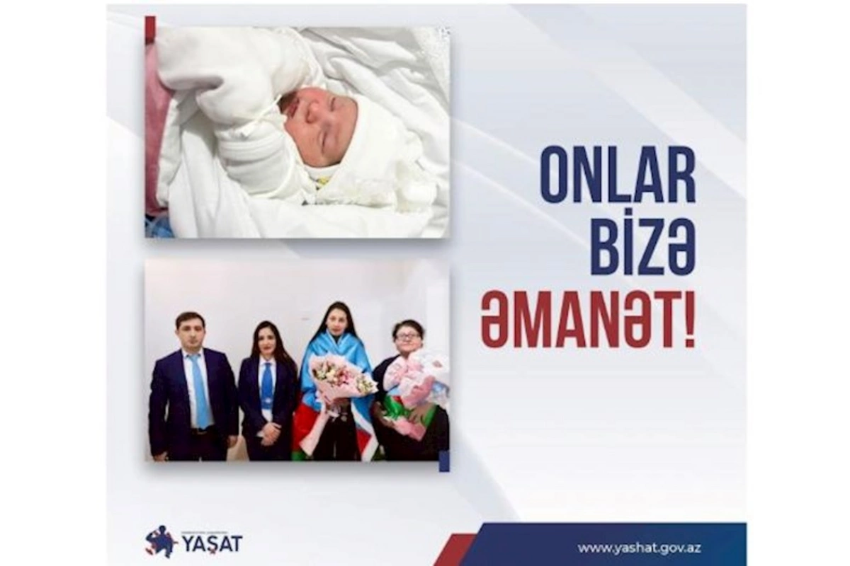 Şəhidin yeni doğulmuş körpəsinin hesabına pul köçürüldü