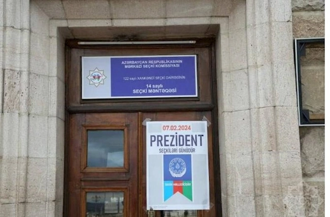 Xankəndidə seçki məntəqəsi yaradıldı — FOTO