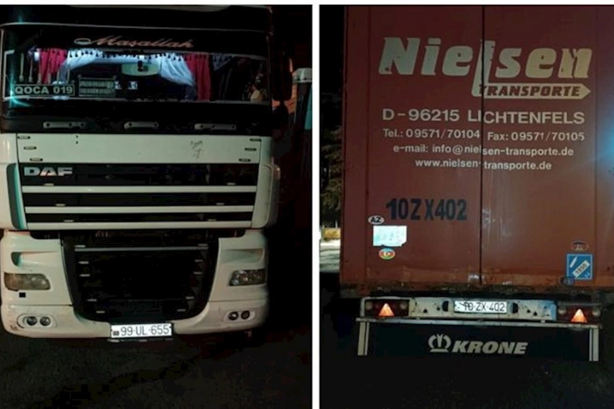 TIR-ın içində gizli şəkildə Azərbaycana gəlmək istədi — FOTO