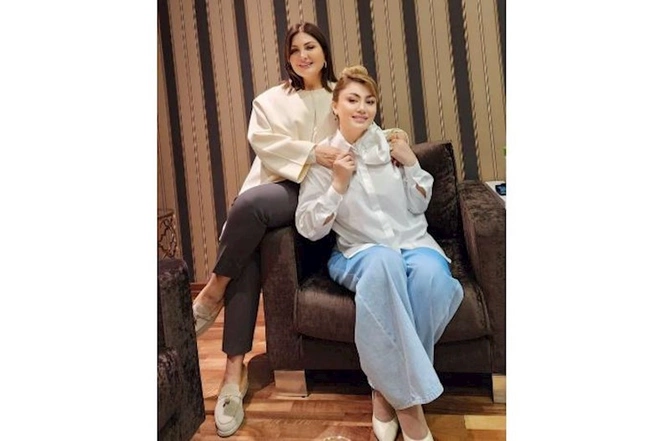 Sibel Can Bakıya gəldi — FOTO