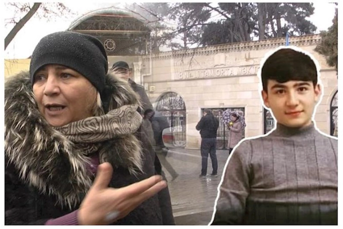 Şagirdin qətli: Direktor kimin qohumudursa susdururlar — VİDEO