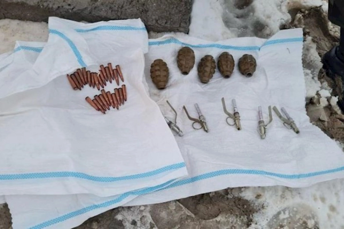 Qobuda hərbi sursat aşkarlanıb
