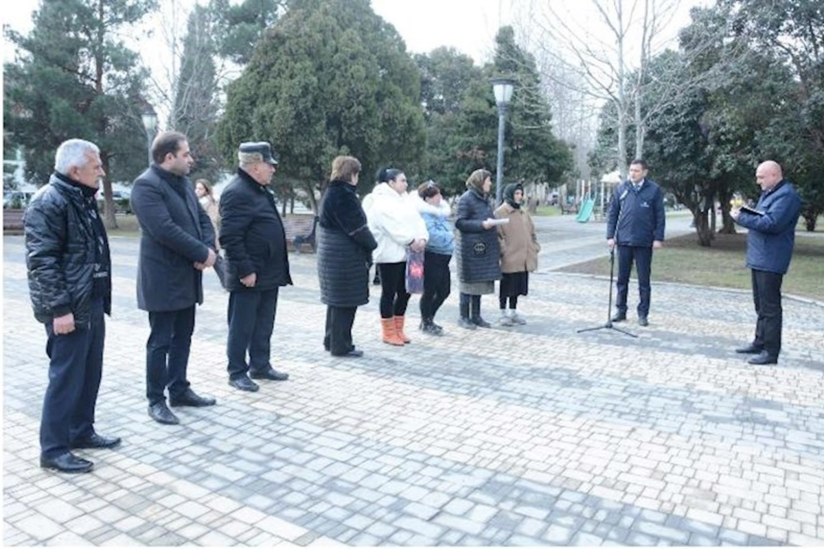 Həftənin ilk Səyyar qəbul otağı Gəncədə quruldu — FOTOLAR