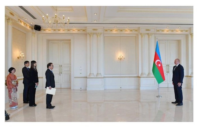 Prezident Yaponiyanın yeni səfirini qəbul etdi — YENİLƏNİB Prezident Yaponiyanın yeni səfirini qəbul etdi — YENİLƏNİB
