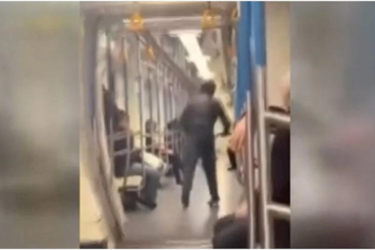 Bakı metrosunda skuter sürən gənc həbs edildi — VİDEO