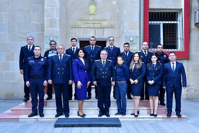 Abşeronda Prokurorluq işçilərinin peşə bayramı qeyd olunub — FOTOLAR