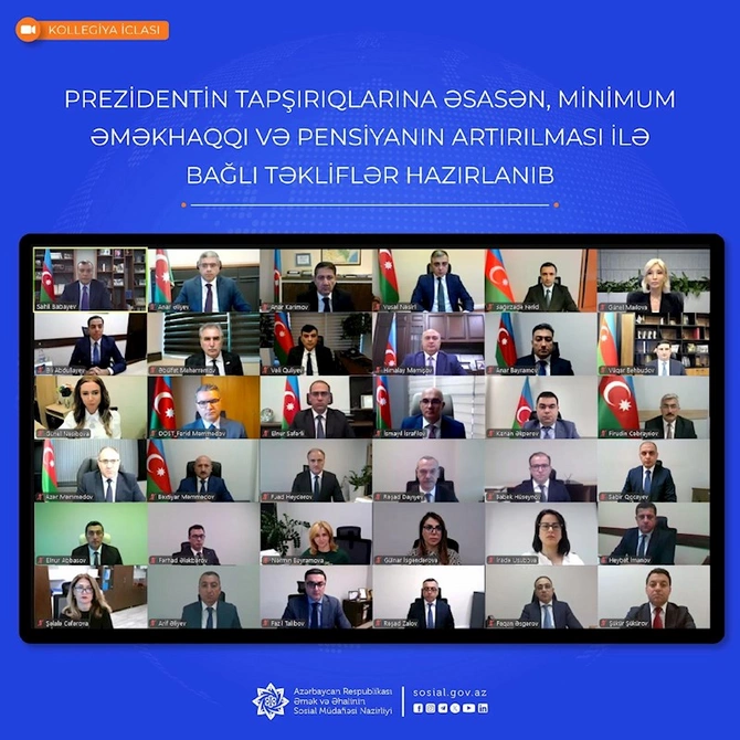 Minimum əməkhaqqı və pensiyanın artırılması ilə bağlı təkliflər hazırlanıb — FOTO