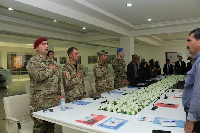Şəhid ailələri və müharibə veteranları ilə iş adlı layihəsi çərçivəsində Quba rayonunda görüş keçirilib — FOTOLAR