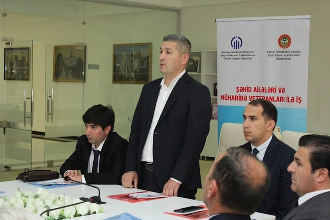 Şəhid ailələri və müharibə veteranları ilə iş adlı layihəsi çərçivəsində Quba rayonunda görüş keçirilib — FOTOLAR