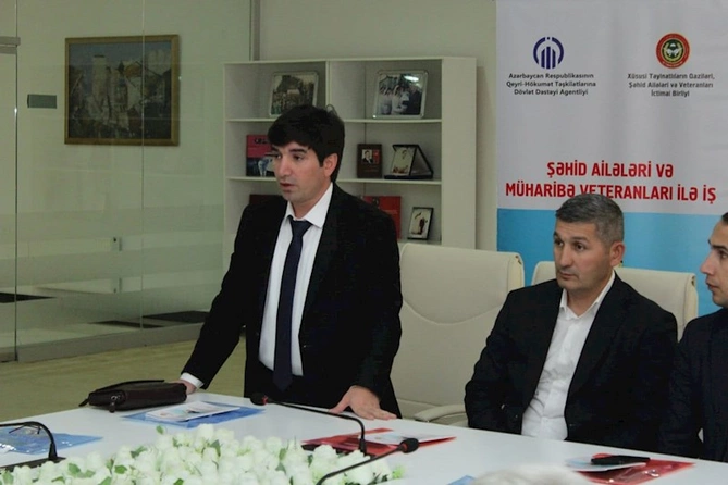 Şəhid ailələri və müharibə veteranları ilə iş adlı layihəsi çərçivəsində Quba rayonunda görüş keçirilib — FOTOLAR
