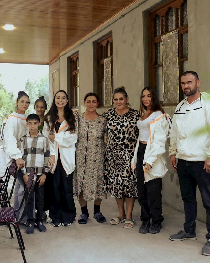 Leyla Əliyeva və Arzu Əliyeva Qəbələdə — FOTOLAR
