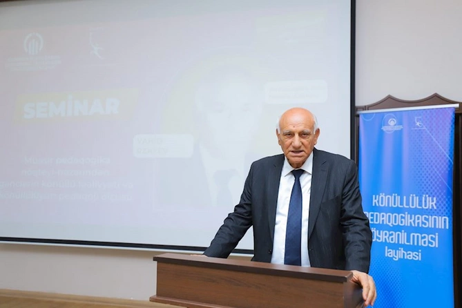 “Könüllülük pedaqogikasının öyrənilməsi” layihəsinin növbəti seminarı —FOTOLAR