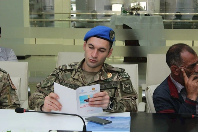 Şəhid ailələri və müharibə veteranları ilə iş adlı layihəsi çərçivəsində Quba rayonunda görüş keçirilib — FOTOLAR