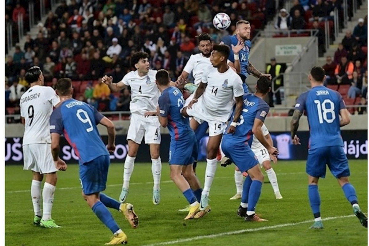 UEFA Millətlər Liqası: Azərbaycan millisi Slovakiya ilə oyunda yenidən məğlub duruma düşdü (VİDEO)