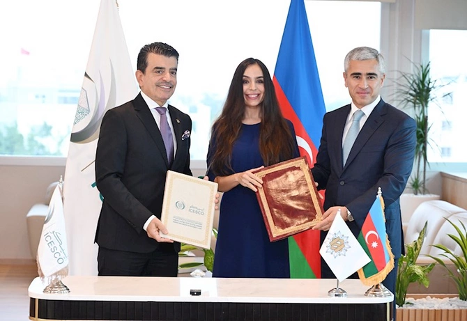 Leyla Əliyeva ICESCO-nun qərargahında — FOTOLAR