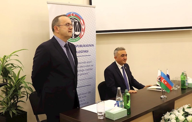 Vəkillər Kollegiyasının sədri İrkutsk əyalətinin Vəkillər Palatasının nümayəndə heyəti ilə görüşüb — FOTOLAR Vəkillər Kollegiyasının sədri İrkutsk əyalətinin Vəkillər Palatasının nümayəndə heyəti ilə görüşüb — FOTOLAR