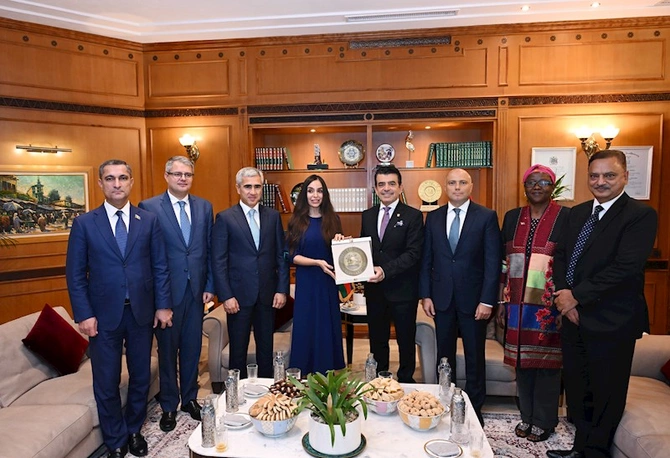 Leyla Əliyeva ICESCO-nun qərargahında — FOTOLAR