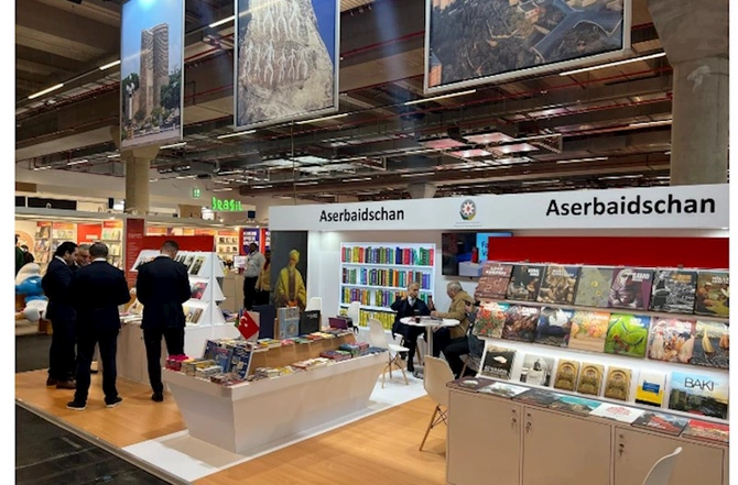 Azərbaycan Frankfurt Beynəlxalq Kitab Sərgisində təmsil olunur — FOTOLAR