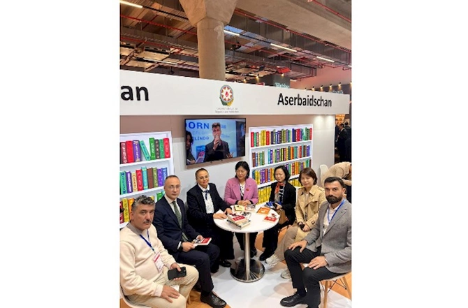 Azərbaycan Frankfurt Beynəlxalq Kitab Sərgisində təmsil olunur — FOTOLAR