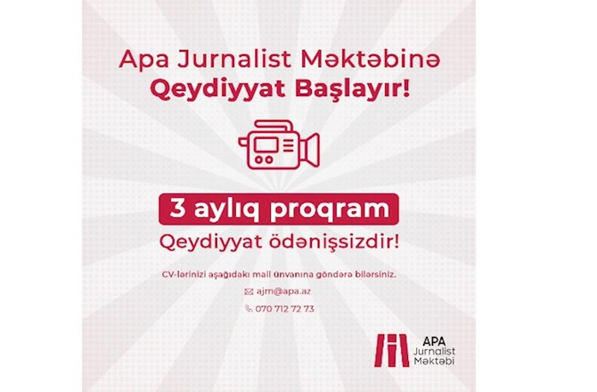 APA Jurnalist Məktəbi yaradılıb