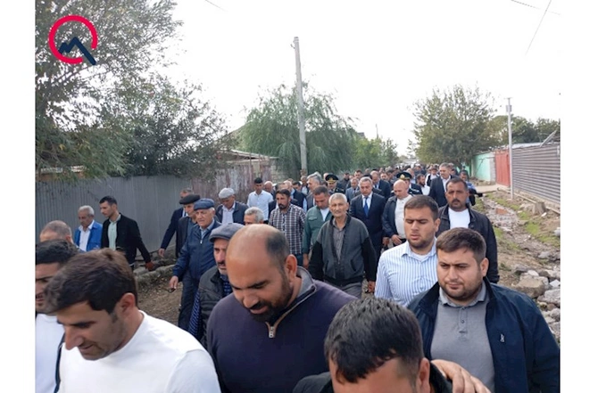 Mübariz İbrahimovun atası dəfn edildi — FOTOLAR