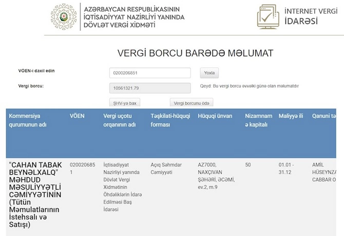 Vasif Talıbovun 10 milyondan çox borcu üzə çıxdı — FOTO