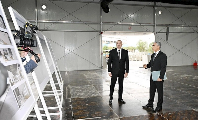 Prezident COP29-a hazırlıqla tanış oldu — YENİLƏNDİ (FOTOLAR)
