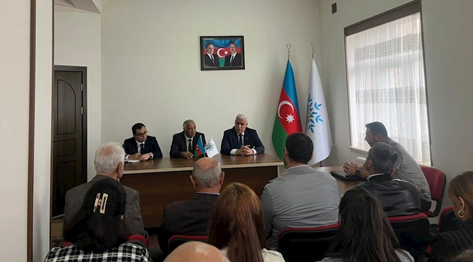 Milli Məclisin deputatı Vüqar Rəhimzadə seçiciləri ilə görüşüb — FOTOLAR