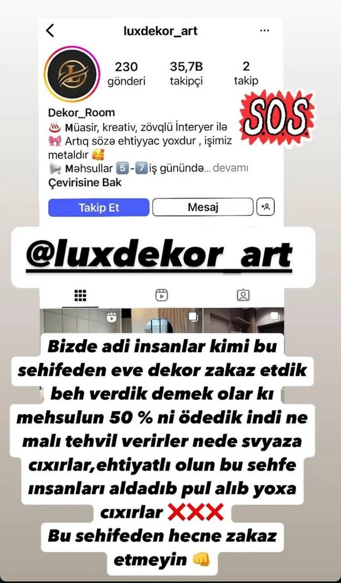 Xatunun pulunu alıb aldatdılar — FOTOLAR