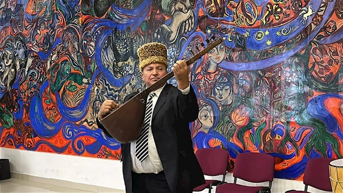 Gəncədə “Musiqi kimliyimiz” layihəsi Aşıq Molla Cüməyə həsr olunub — FOTOLAR