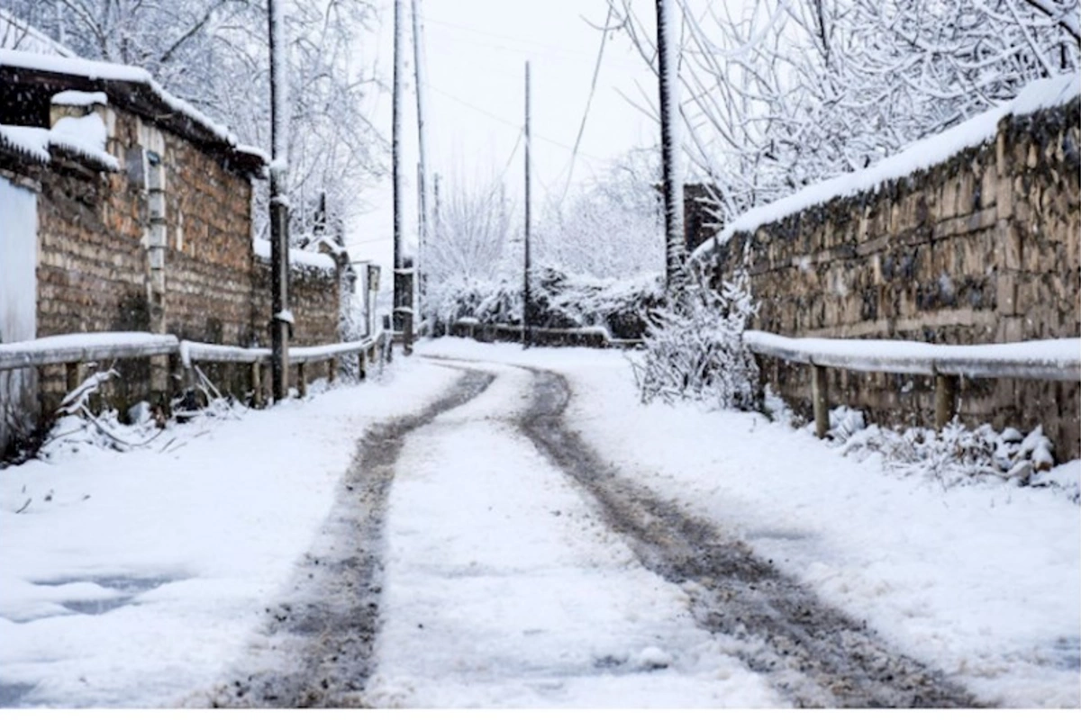 Azərbaycana qar yağdı — FAKTİKİ HAVA