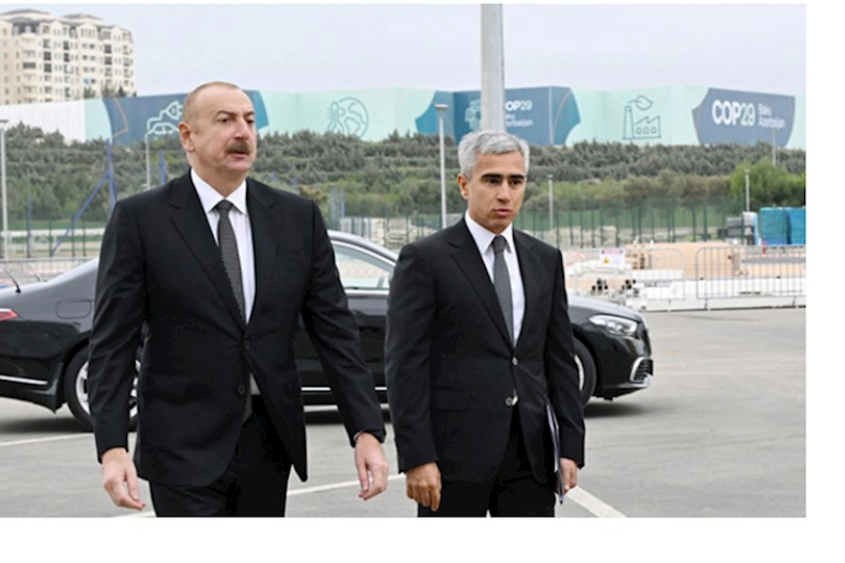 Prezident COP29-a hazırlıqla tanış oldu — YENİLƏNDİ (FOTOLAR)