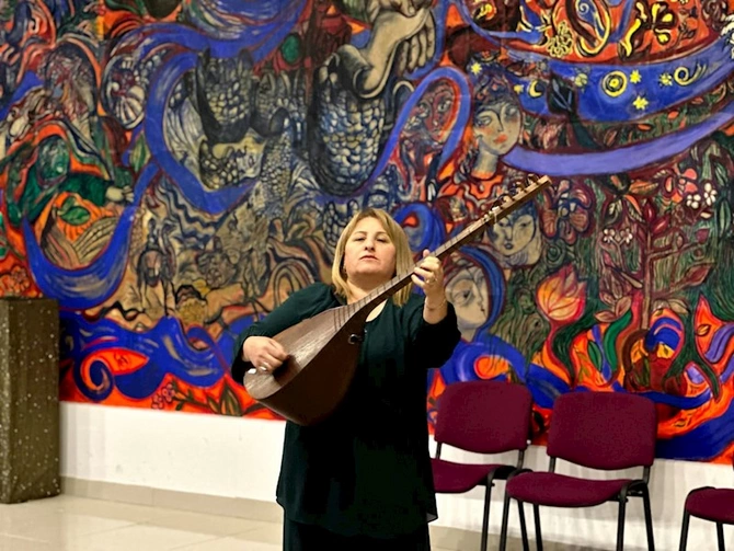 Gəncədə “Musiqi kimliyimiz” layihəsi Aşıq Molla Cüməyə həsr olunub — FOTOLAR