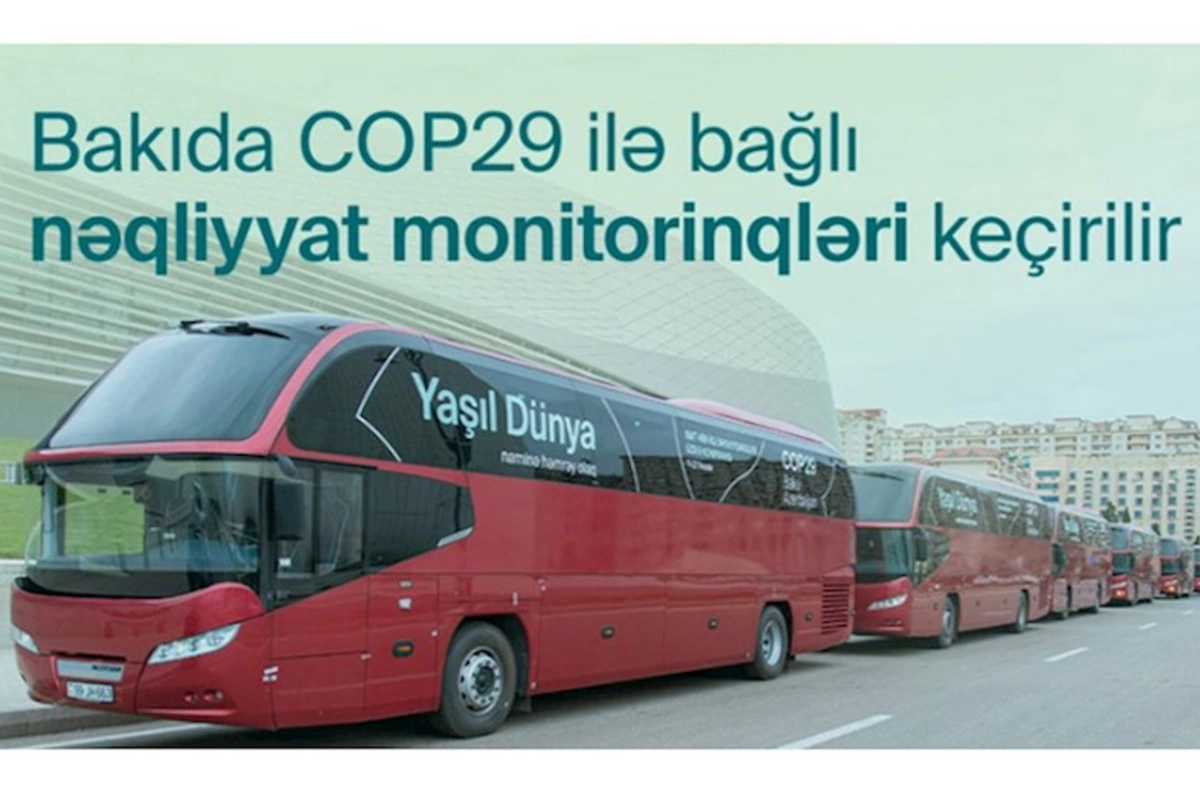 Bakıda COP29-a məxsus xüsusi avtomobillərin hərəkəti test edilir