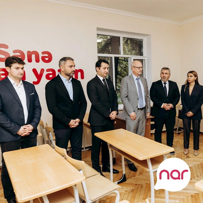 “Nar” Gəncədə tələbələr üçün mobil rabitə laboratoriyası təsis etdi — FOTOLAR