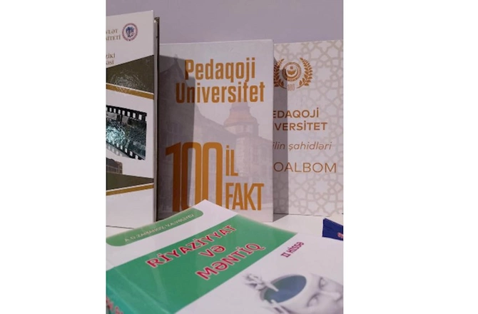 ADPU alimlərinin əsərləri Bakıdakı sərgidə nümayiş olunur — FOTOLAR