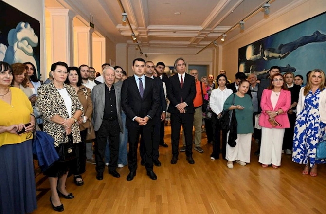 Milli İncəsənət Muzeyində təsviri sənət sərgisi — FOTOLAR